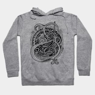 abstract vines Hoodie